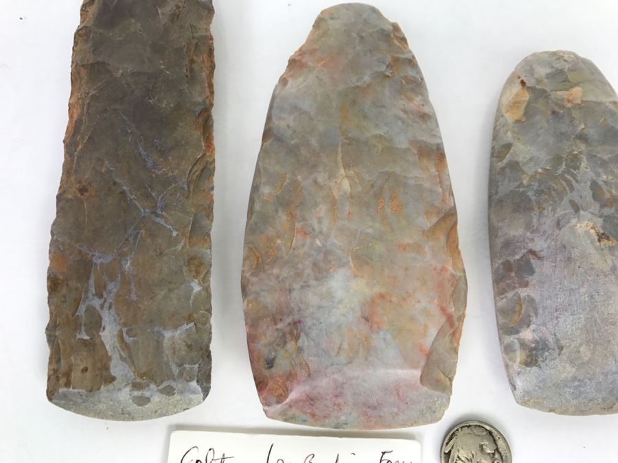 Antique Carved Stone Tools Ax Heads From Burkina Faso And Northern Mali In West Africa [Photo 23]