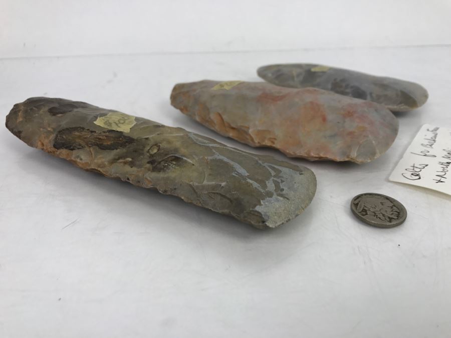 Antique Carved Stone Tools Ax Heads From Burkina Faso And Northern Mali In West Africa [Photo 19]