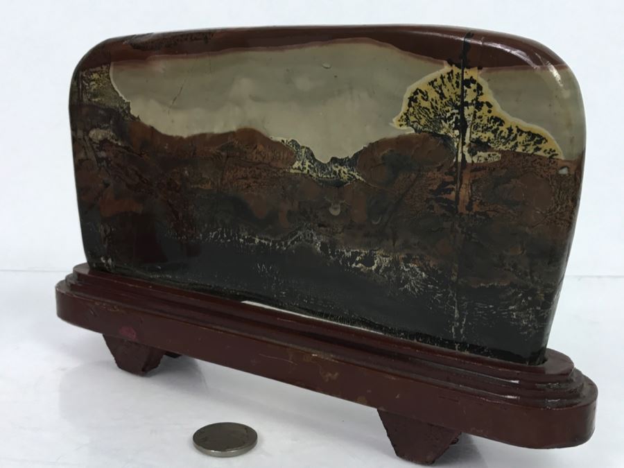 Mixed Stone Plein-Air Artwork On Wooden Stand [Photo 10]