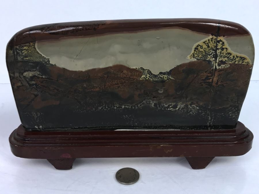 Mixed Stone Plein-Air Artwork On Wooden Stand [Photo 13]