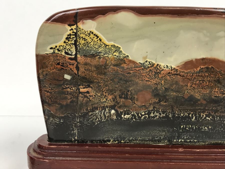 Mixed Stone Plein-Air Artwork On Wooden Stand [Photo 4]