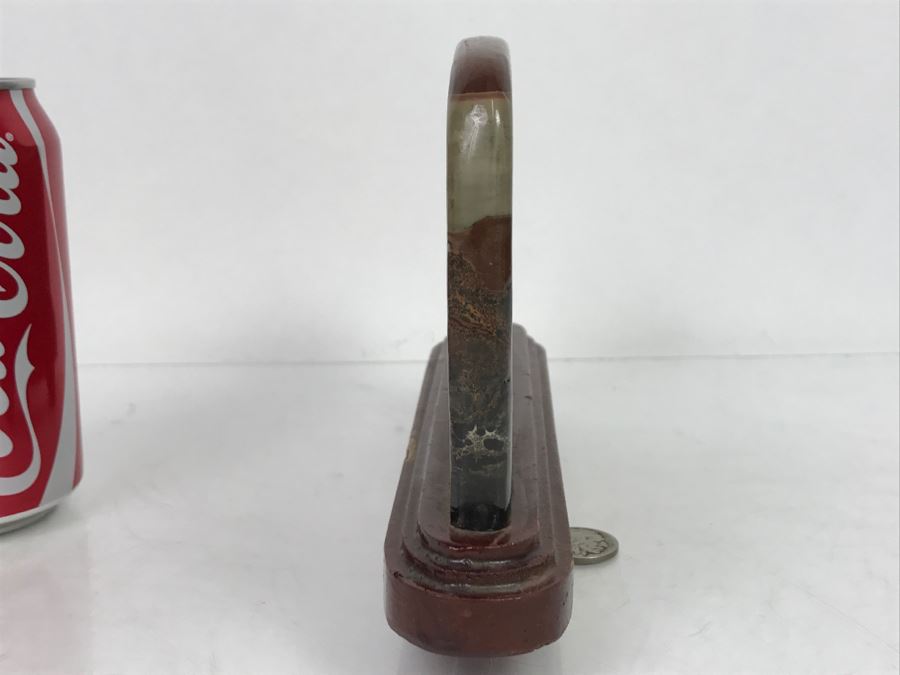 Mixed Stone Plein-Air Artwork On Wooden Stand [Photo 9]