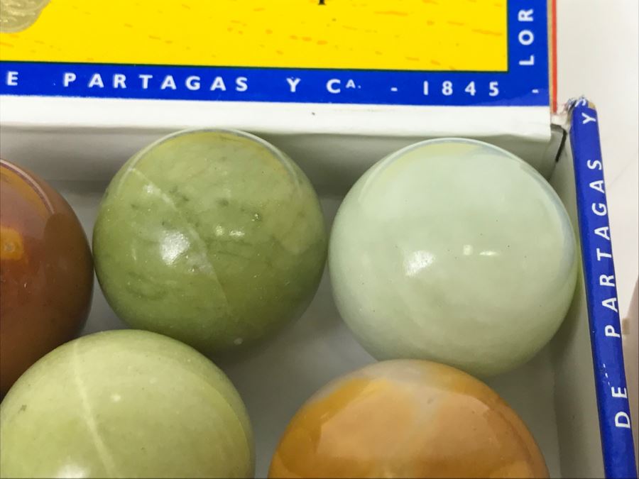 Various Carved Stones Spheres Nunderite, Crazy Lace, Lepidolite, Zebra Stone Marbles [Photo 11]