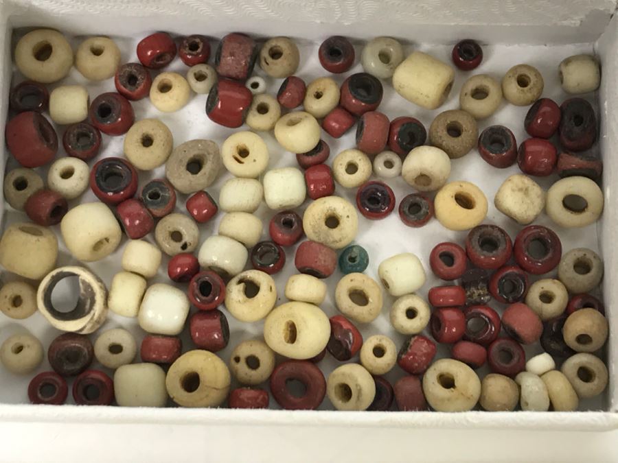 Collection Of Pottery Pieces And Beads From Indian Campsite In Coyote Canyon At Borrego [Photo 13]