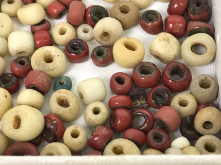 Collection Of Pottery Pieces And Beads From Indian Campsite In Coyote Canyon At Borrego [Photo 12]