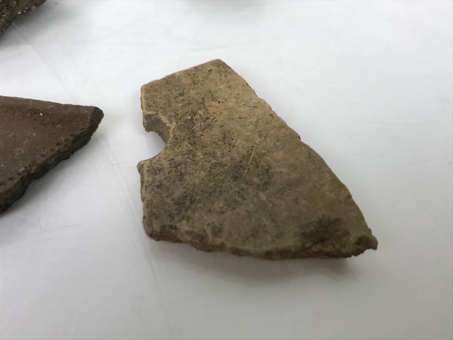 Collection Of Pottery Pieces And Beads From Indian Campsite In Coyote Canyon At Borrego [Photo 16]