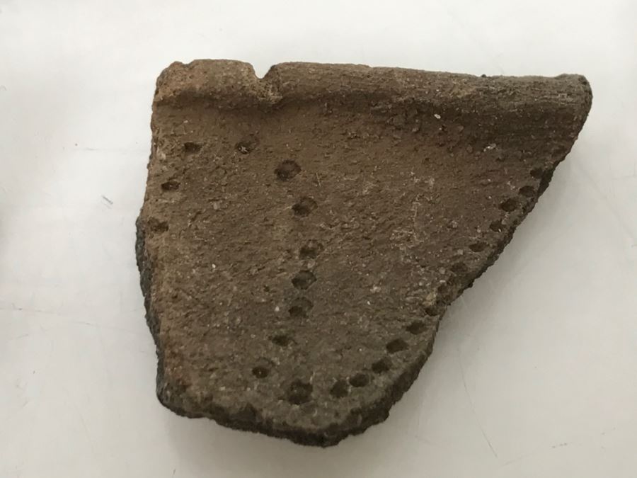 Collection Of Pottery Pieces And Beads From Indian Campsite In Coyote Canyon At Borrego [Photo 14]