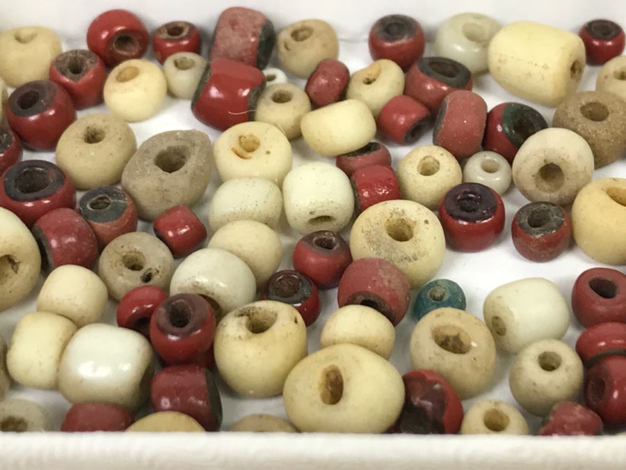 Collection Of Pottery Pieces And Beads From Indian Campsite In Coyote Canyon At Borrego [Photo 9]