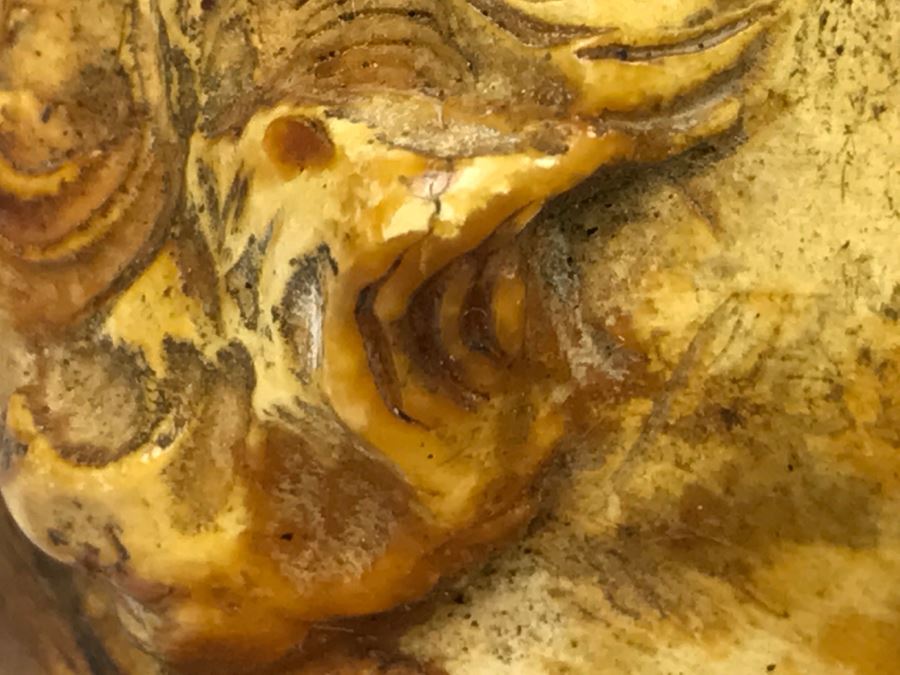 Old Hand Carved Meerschaum Pipe With Case [Photo 26]