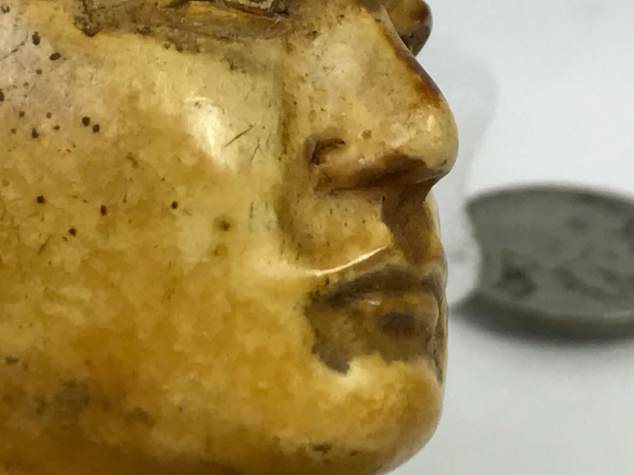 Old Hand Carved Meerschaum Pipe With Case [Photo 28]