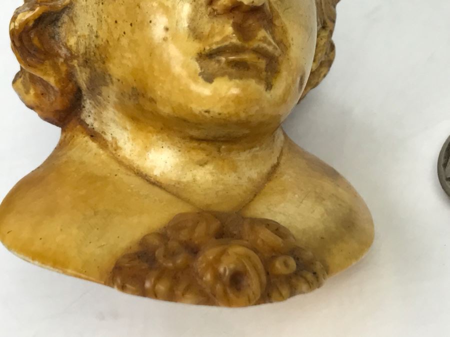 Old Hand Carved Meerschaum Pipe With Case [Photo 12]