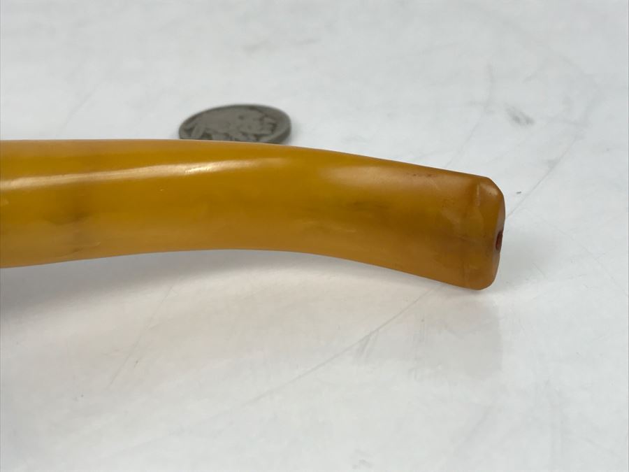 Old Hand Carved Meerschaum Pipe With Case [Photo 21]