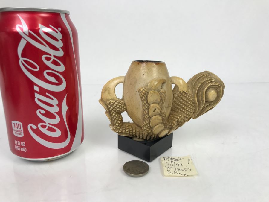 Antique Hand Carved Meerschaum Pipe From 1800's [Photo 2]