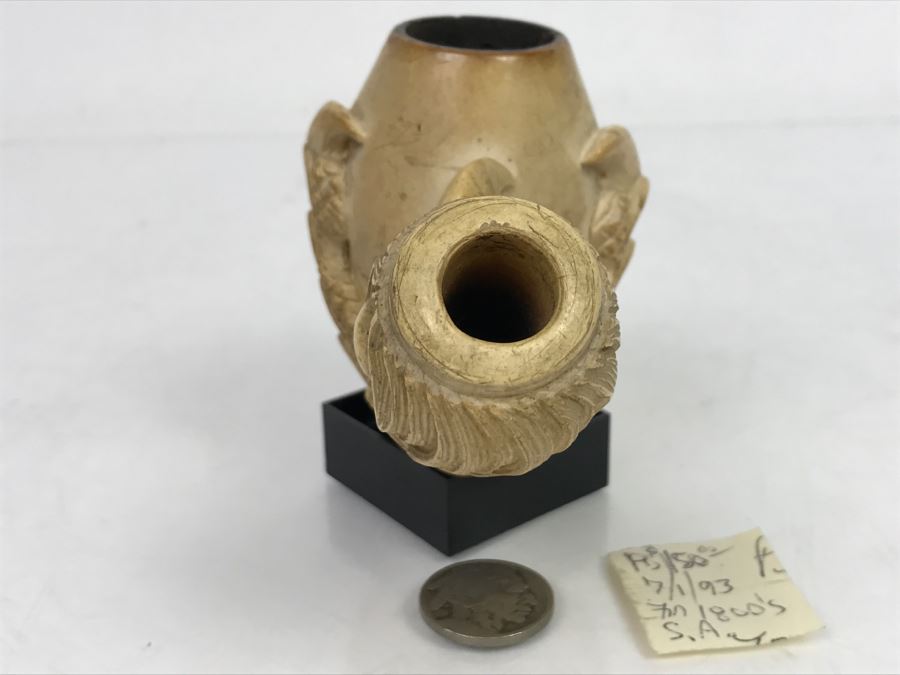 Antique Hand Carved Meerschaum Pipe From 1800's [Photo 8]