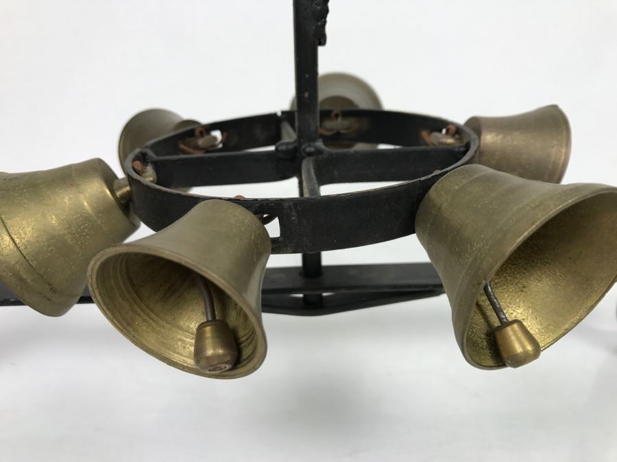 Wrought Iron Mounted Door Bell Handled Circular Bells [Photo 13]