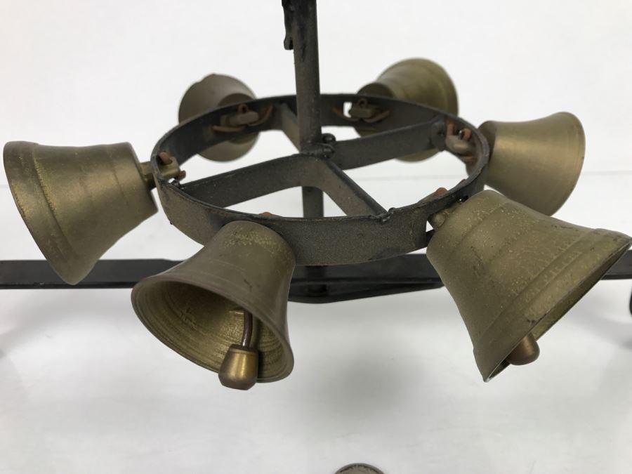 Wrought Iron Mounted Door Bell Handled Circular Bells [Photo 4]