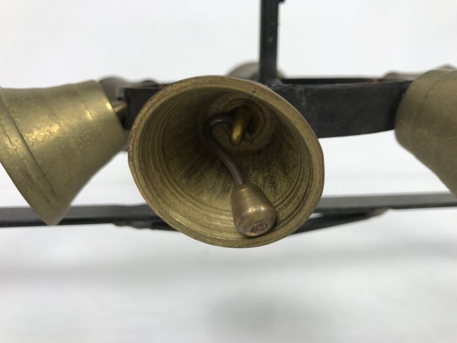 Wrought Iron Mounted Door Bell Handled Circular Bells [Photo 11]