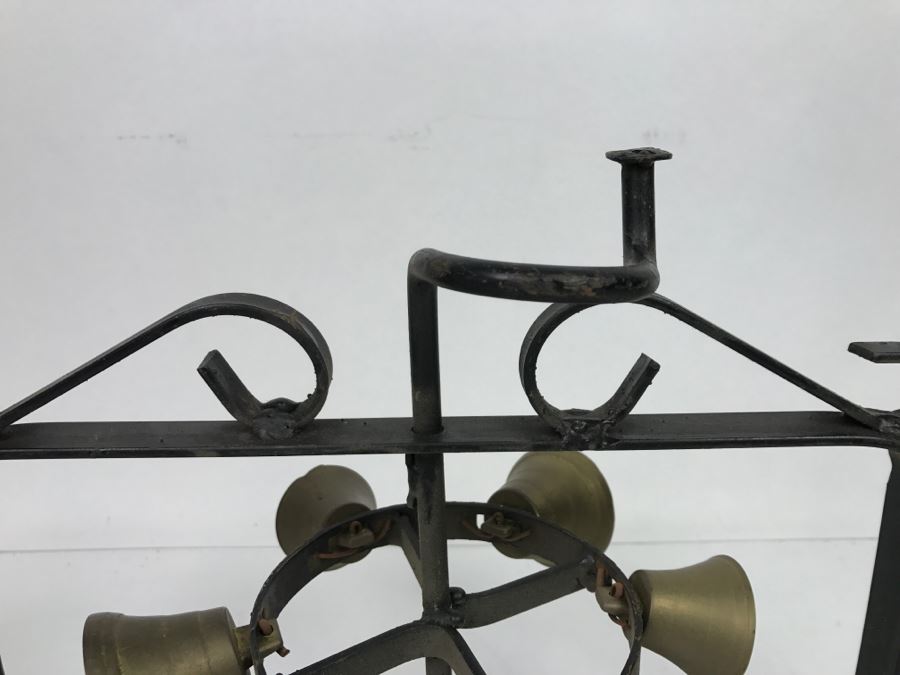 Wrought Iron Mounted Door Bell Handled Circular Bells [Photo 5]