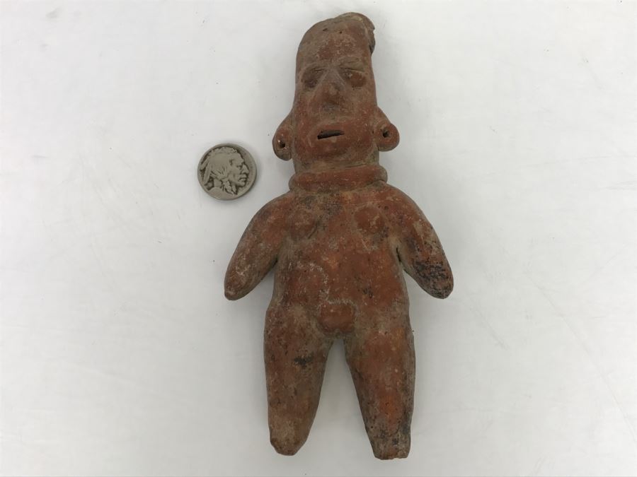 Old South American Clay Female Figure [Photo 4]