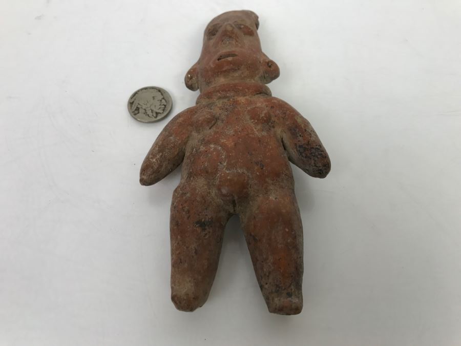 Old South American Clay Female Figure [Photo 5]