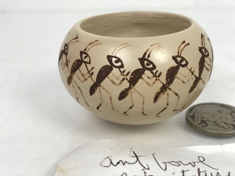 Hopi Miniature Ant Bowl by Cheryl Naha Nampeyo Native American [Photo 10]