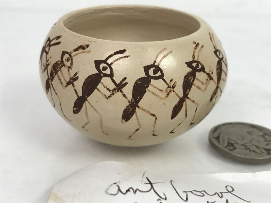 Hopi Miniature Ant Bowl by Cheryl Naha Nampeyo Native American [Photo 9]