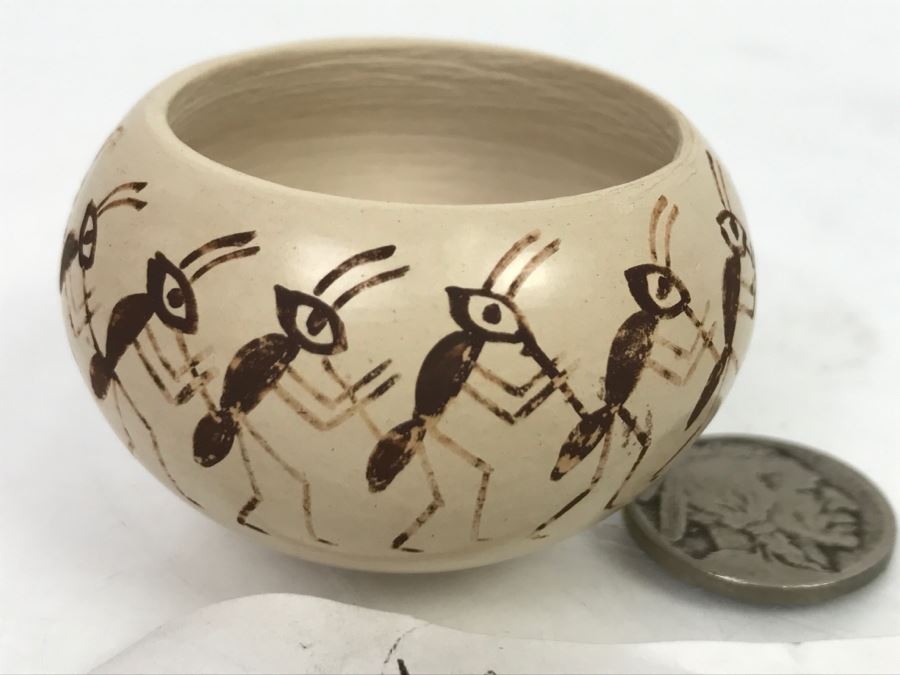 Hopi Miniature Ant Bowl by Cheryl Naha Nampeyo Native American