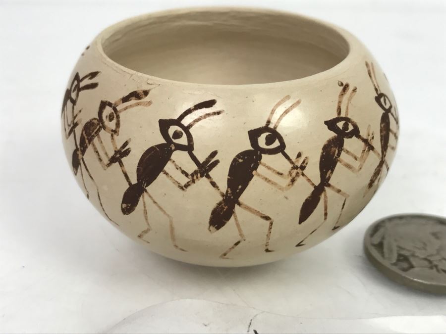 Hopi Miniature Ant Bowl by Cheryl Naha Nampeyo Native American [Photo 8]