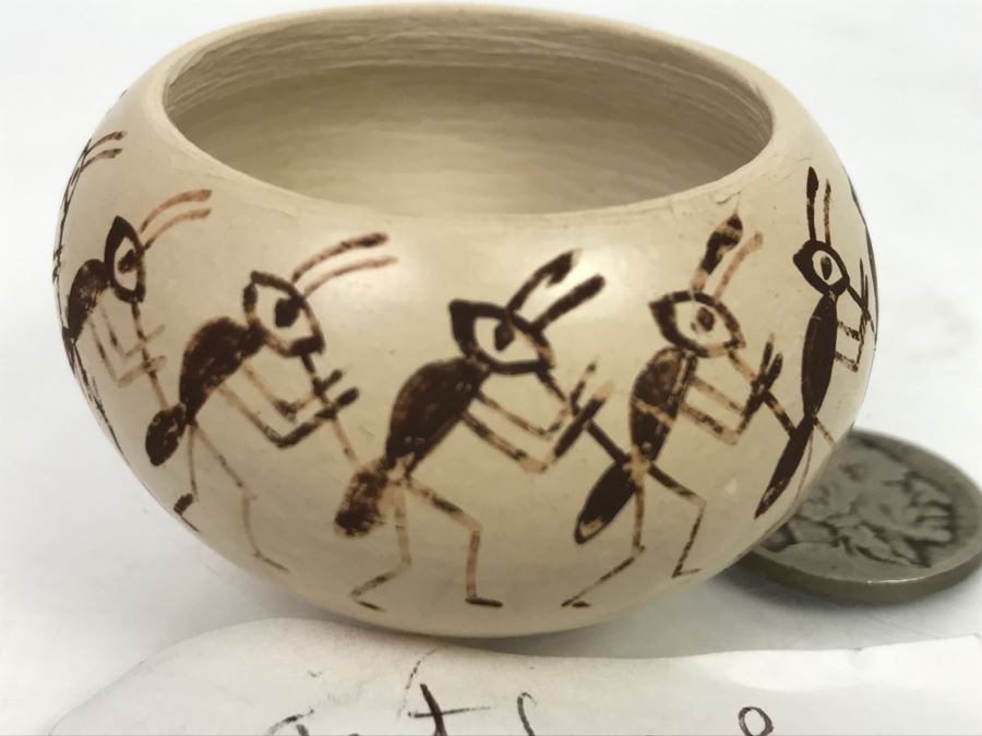 Hopi Miniature Ant Bowl by Cheryl Naha Nampeyo Native American [Photo 7]