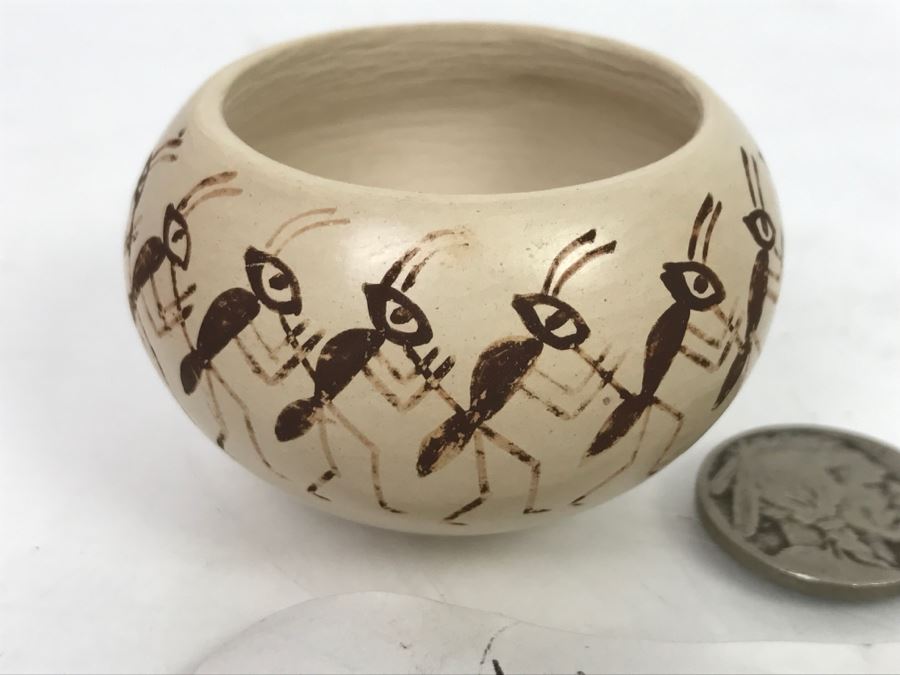 Hopi Miniature Ant Bowl by Cheryl Naha Nampeyo Native American [Photo 6]