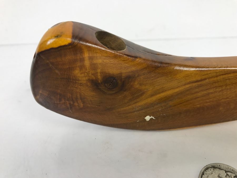 Carved Wooden Smoking Pipe [Photo 4]
