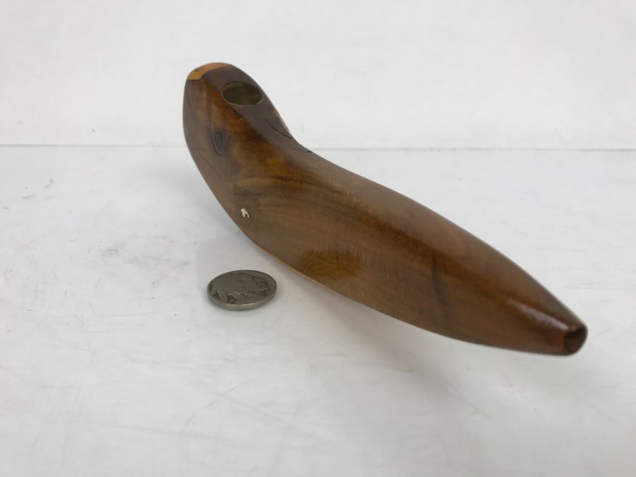 Carved Wooden Smoking Pipe [Photo 5]