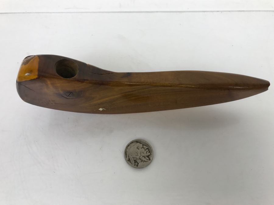 Carved Wooden Smoking Pipe [Photo 3]