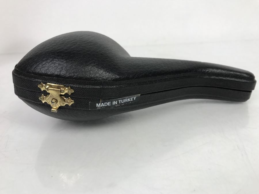 Cool Frankenstein New Old Stock Hand Carved Meerschaum Pipe With Case [Photo 11]