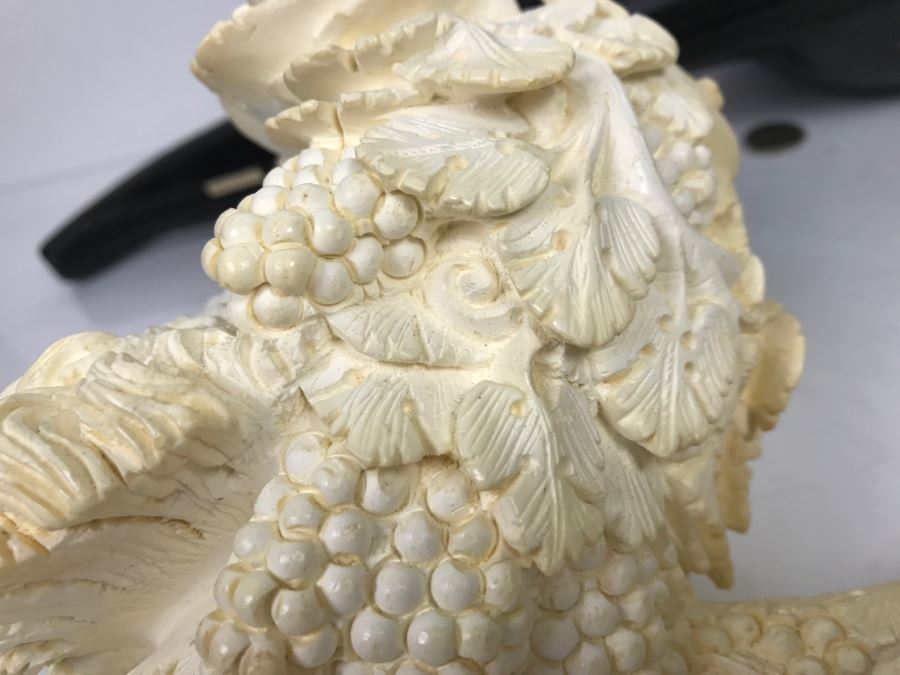 MEGA LARGE Hand Carved Meerschaum Pipe With Case Of Wine God Bacchus Retailed From $1,200 [Photo 26]