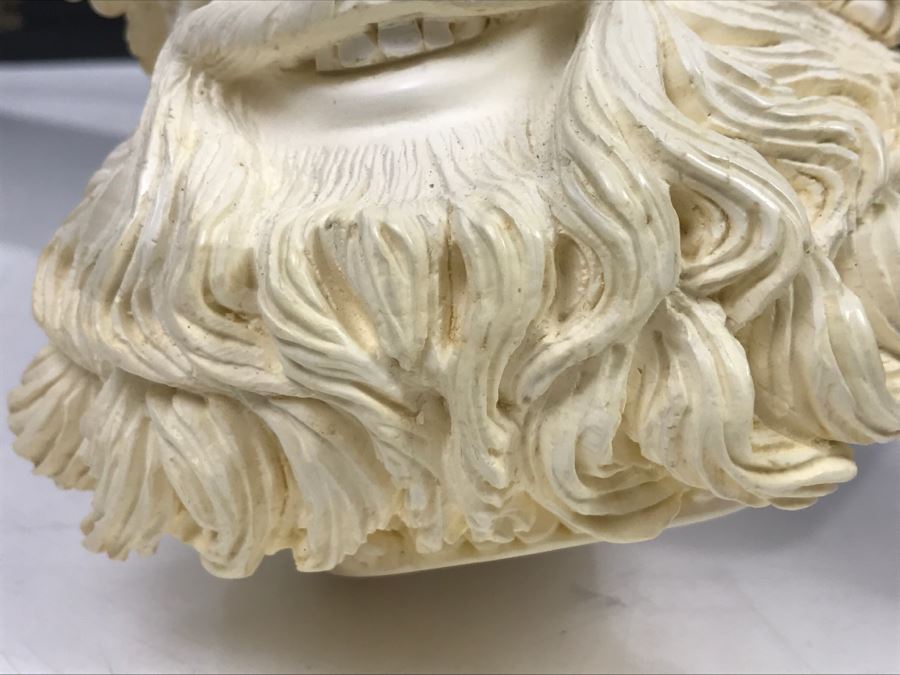 MEGA LARGE Hand Carved Meerschaum Pipe With Case Of Wine God Bacchus Retailed From $1,200 [Photo 22]