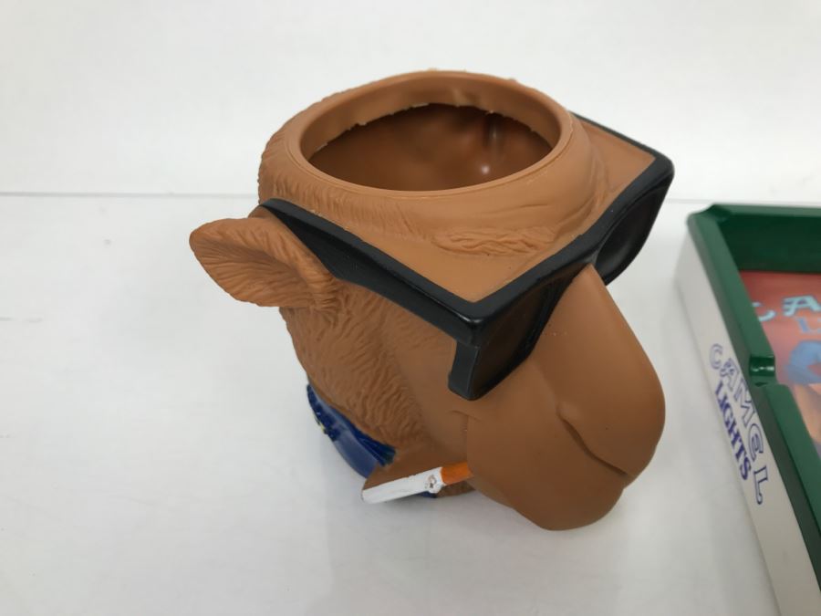 Joe Camel Cigarette Advertising Ashtray And Joe Camel Barton 'Kool' Buddies Smooth Character Banned [Photo 8]