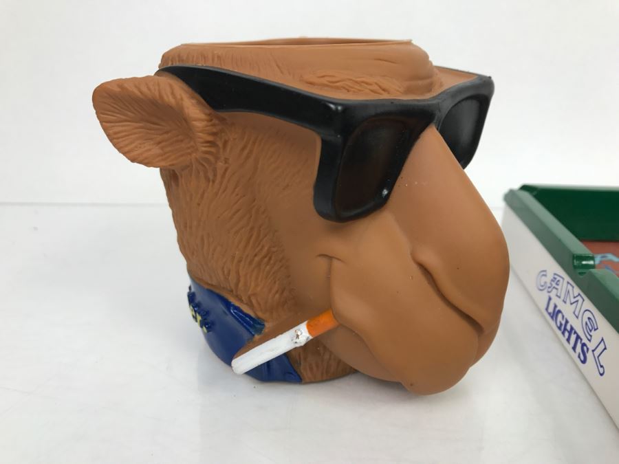 Joe Camel Cigarette Advertising Ashtray And Joe Camel Barton 'Kool' Buddies Smooth Character Banned [Photo 7]