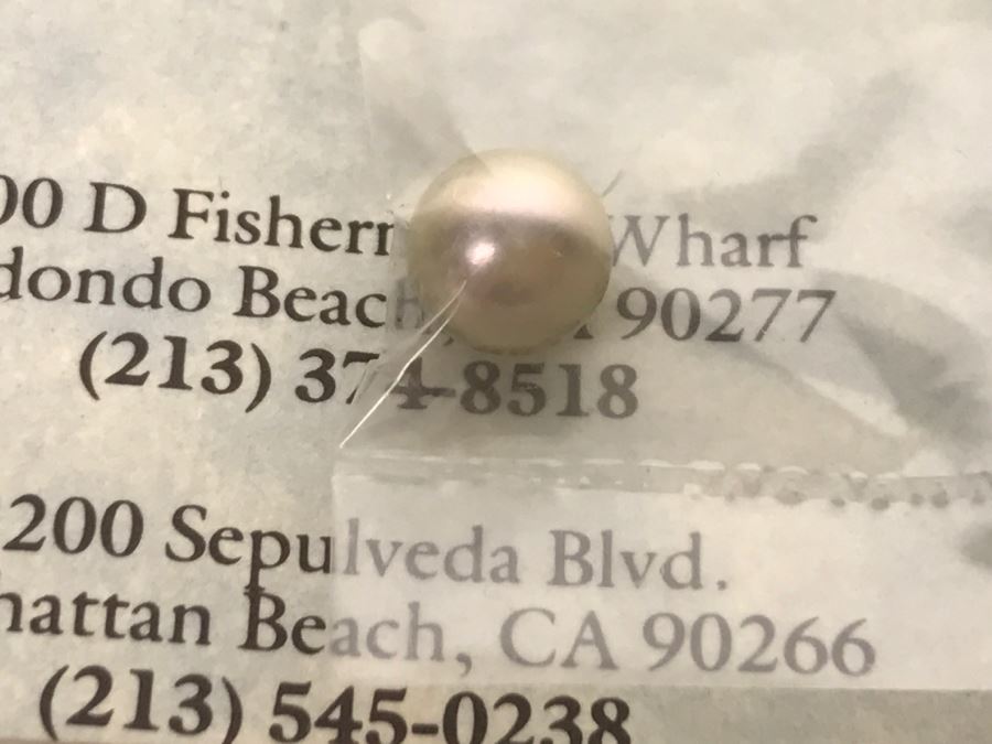 Collection Of (9) Silver Gray Black Tone Colored Pearls 6 1/4-7 3/4MM [Photo 14]