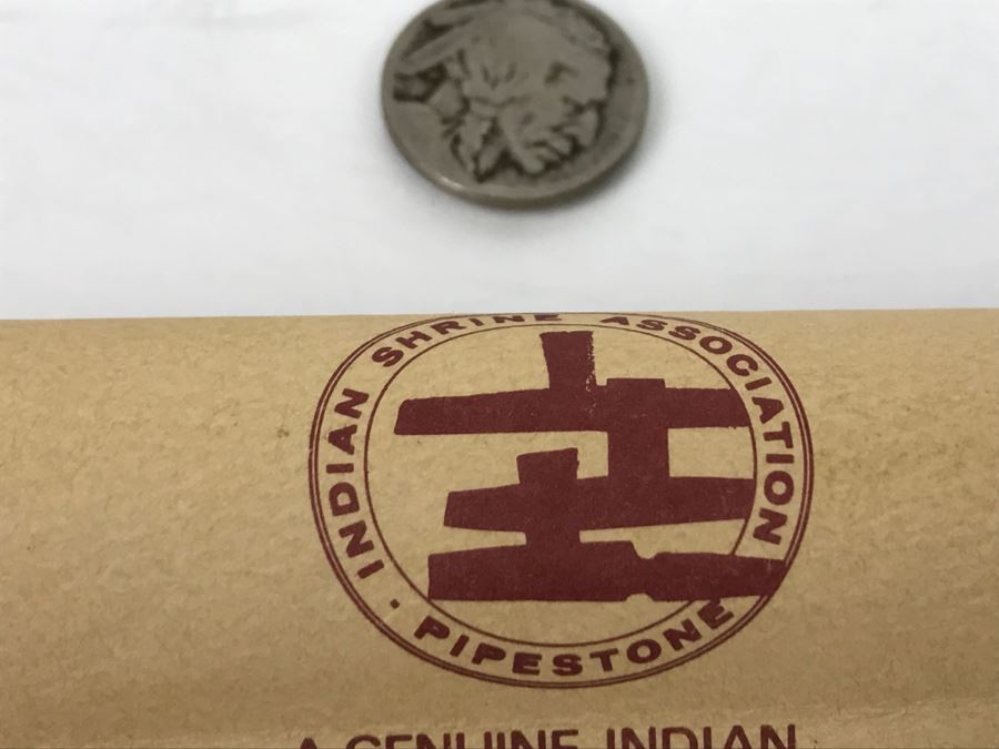 HUGE Collection Of Native American Peace Pipes Pipestone Catlinite Ceremonial Smoking Pipes Bear Buffalo Wolf Tomahawk (See All Photos For Details) Lot Retails For $2,000+ [Photo 96]