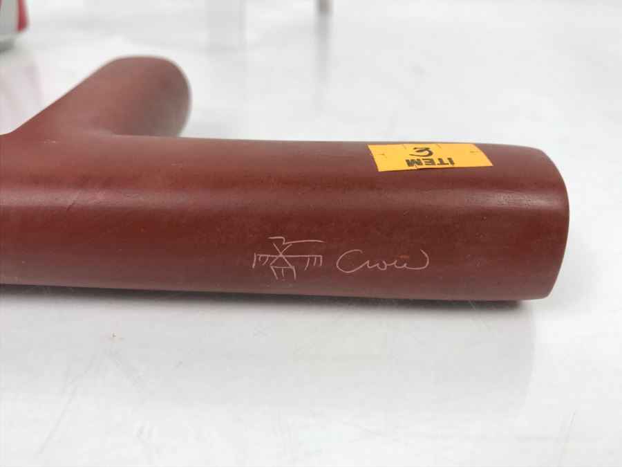 HUGE Collection Of Native American Peace Pipes Pipestone Catlinite Ceremonial Smoking Pipes Bear Buffalo Wolf Tomahawk (See All Photos For Details) Lot Retails For $2,000+ [Photo 79]