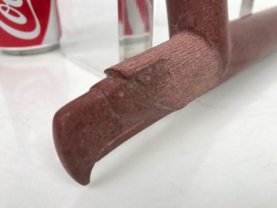 HUGE Collection Of Native American Peace Pipes Pipestone Catlinite Ceremonial Smoking Pipes Bear Buffalo Wolf Tomahawk (See All Photos For Details) Lot Retails For $2,000+ [Photo 71]