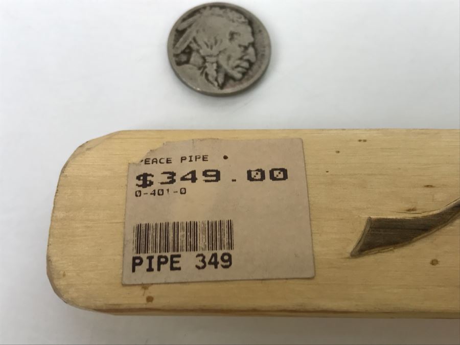 HUGE Collection Of Native American Peace Pipes Pipestone Catlinite Ceremonial Smoking Pipes Bear Buffalo Wolf Tomahawk (See All Photos For Details) Lot Retails For $2,000+ [Photo 106]