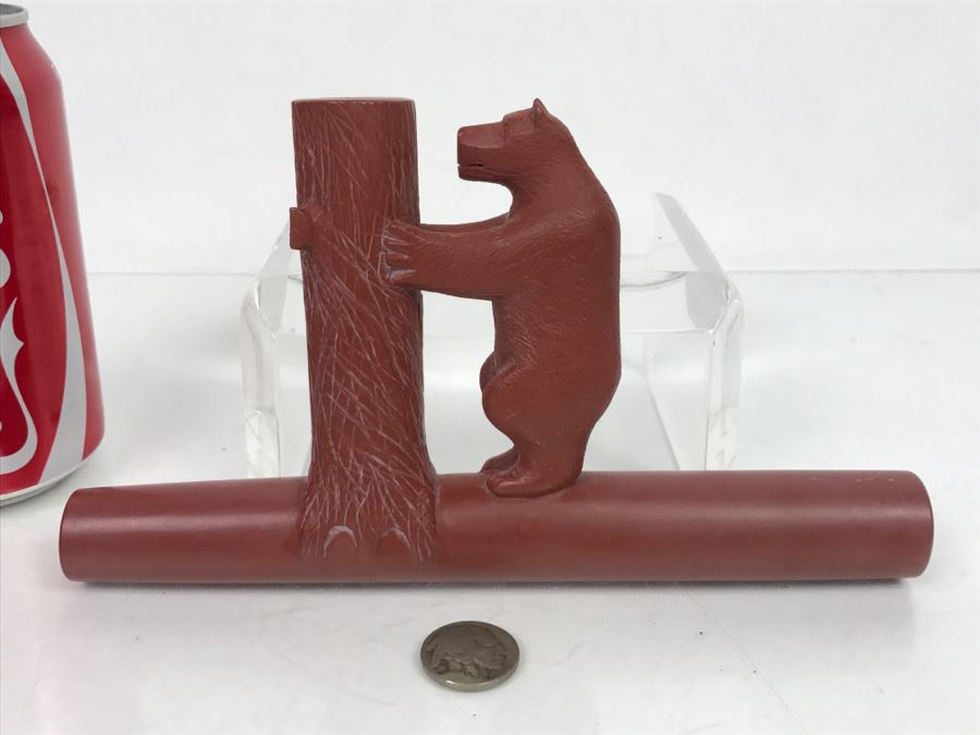 HUGE Collection Of Native American Peace Pipes Pipestone Catlinite Ceremonial Smoking Pipes Bear Buffalo Wolf Tomahawk (See All Photos For Details) Lot Retails For $2,000+ [Photo 47]