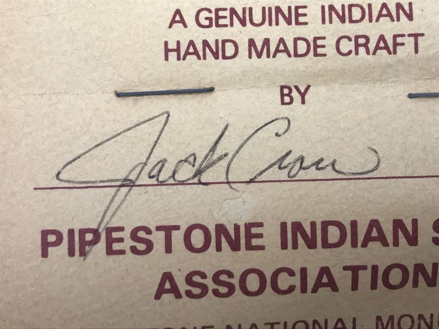 HUGE Collection Of Native American Peace Pipes Pipestone Catlinite Ceremonial Smoking Pipes Bear Buffalo Wolf Tomahawk (See All Photos For Details) Lot Retails For $2,000+ [Photo 95]