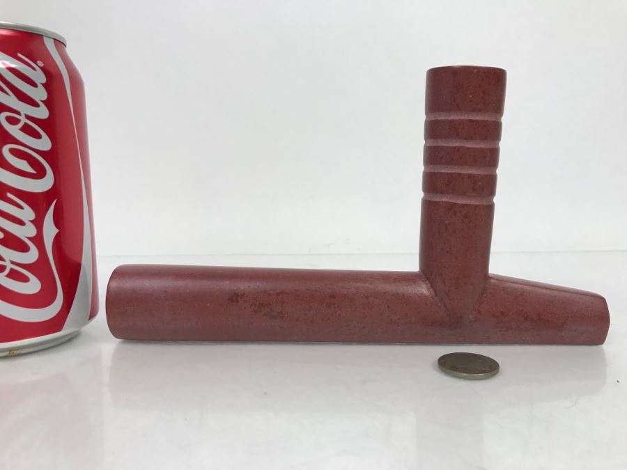 HUGE Collection Of Native American Peace Pipes Pipestone Catlinite Ceremonial Smoking Pipes Bear Buffalo Wolf Tomahawk (See All Photos For Details) Lot Retails For $2,000+ [Photo 72]