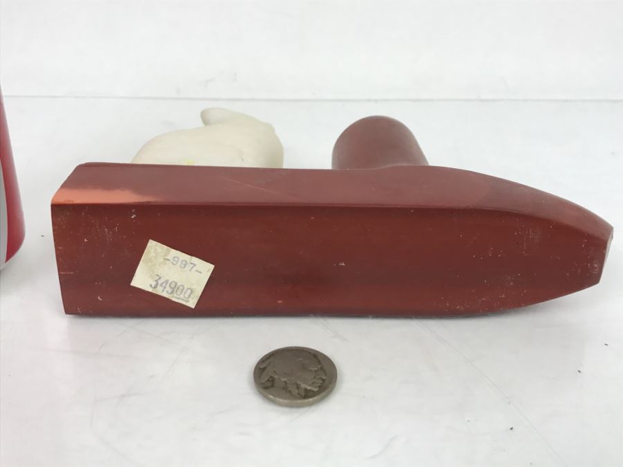 HUGE Collection Of Native American Peace Pipes Pipestone Catlinite Ceremonial Smoking Pipes Bear Buffalo Wolf Tomahawk (See All Photos For Details) Lot Retails For $2,000+ [Photo 44]