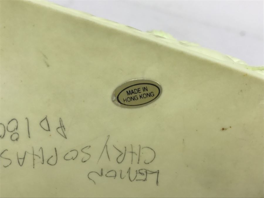 Vintage Asian Hong Kong Carved Lemon Chrysoprase Sculpture Of Lying Nude Woman [Photo 25]