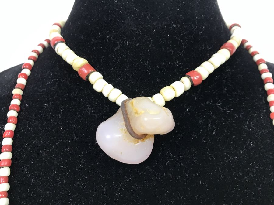 Pair Of Native American Bead Necklaces [Photo 5]