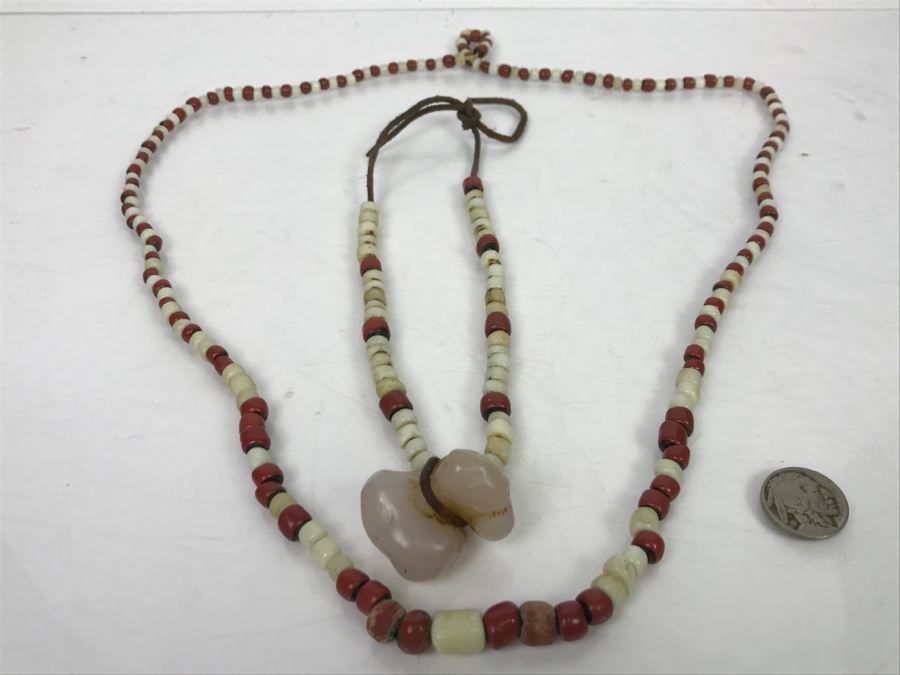 Pair Of Native American Bead Necklaces [Photo 15]